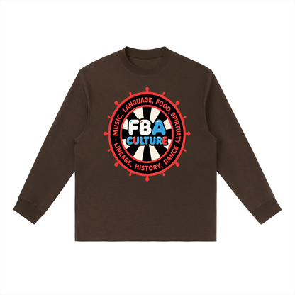 FBA CULTURE Crewneck Long-Sleeve T-Shirt