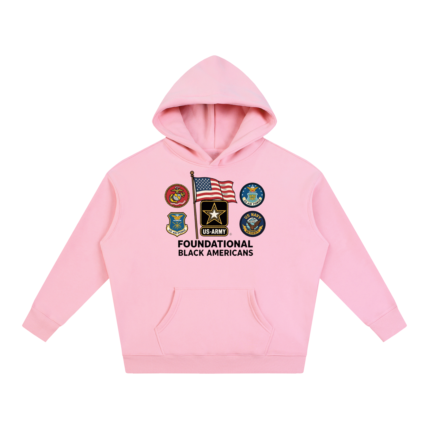 FBA SERVICEMEN Oversize Fleeced Hoodie