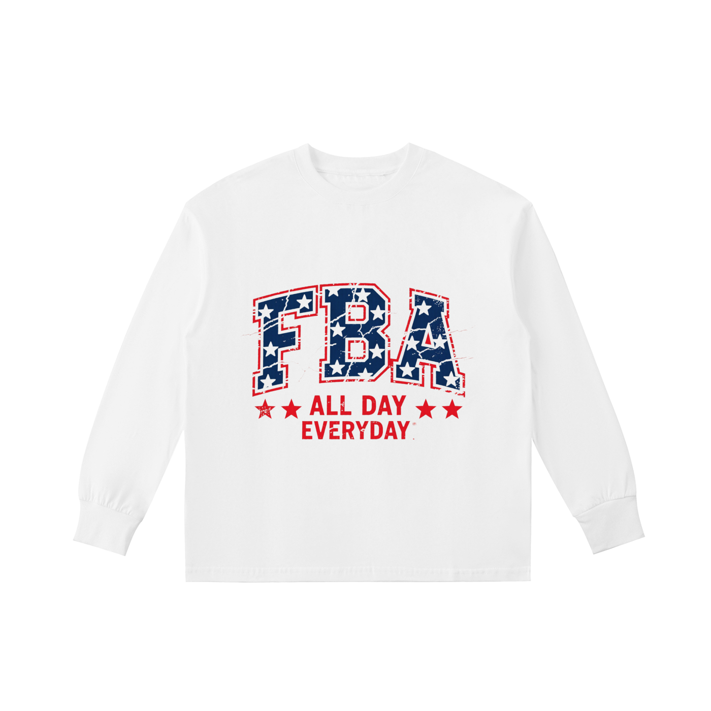 Kids' Quick-Dry Cotton Long-Sleeve Tee