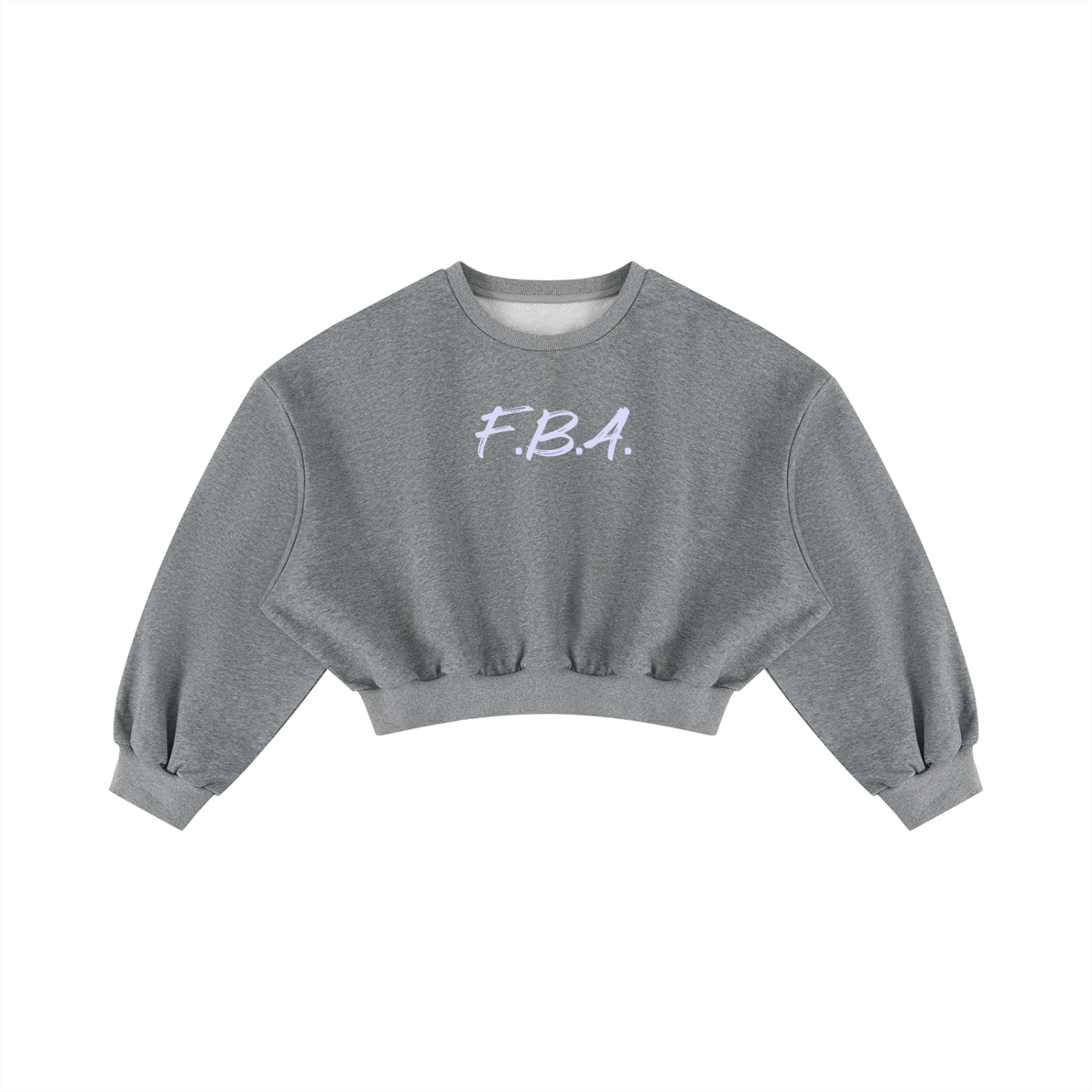 Women's FBA Boxy Cropped Crewneck Sweatshirt