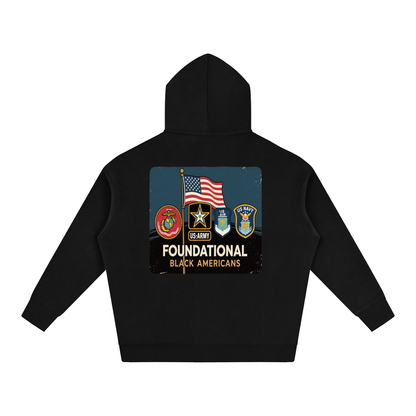 OLE AMERICA Oversize Fleeced Hoodie