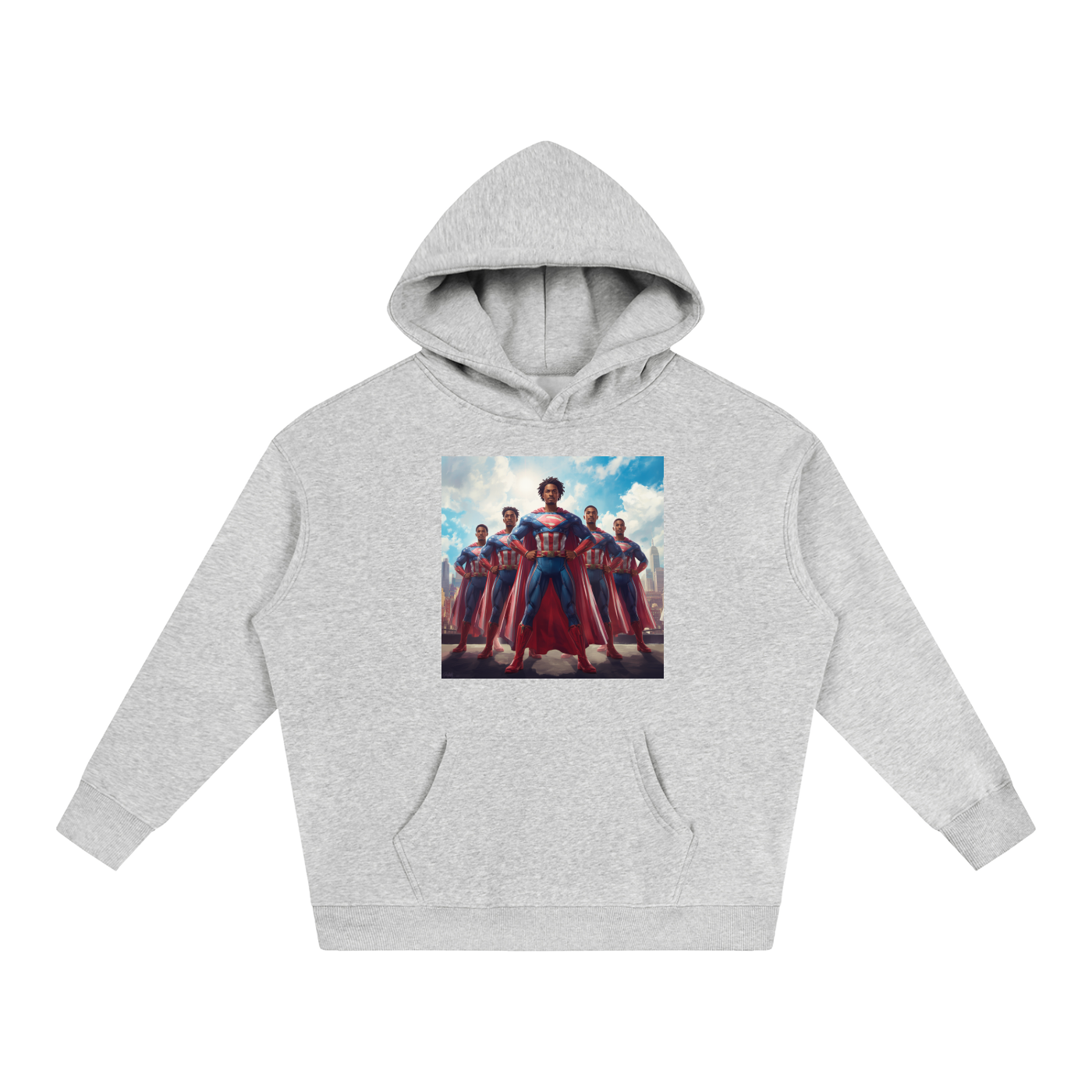 FBA SUPERHERO Oversize Fleeced Hoodie