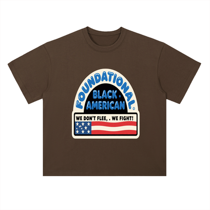 BUILT NOT TO FLEE  Adult Cotton T-Shirt