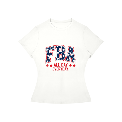 Women’s Slim Fit USA T-Shirt