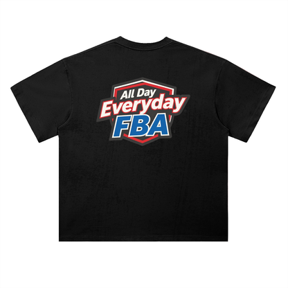 FBA BADGE Heavyweight Drop Shoulder Cotton T-Shirt