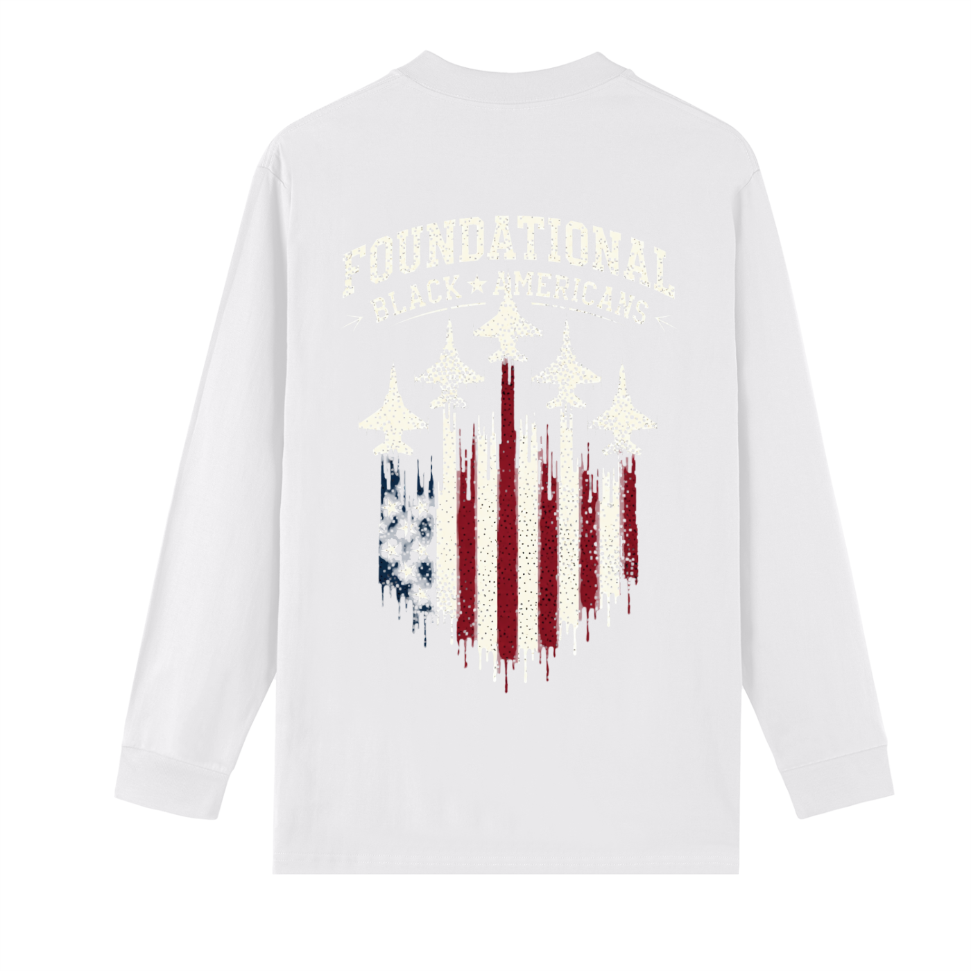 WE BEEN HERE Drop Shoulder Long Sleeve Shirt