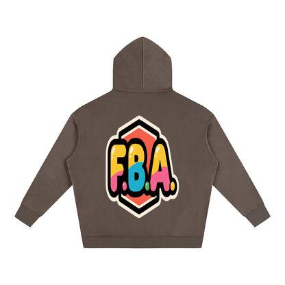 FBA CULTURE WHEEL Oversize Fleeced Hoodie