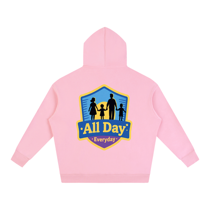 PRAYING FAMILY Oversize Fleeced Hoodie