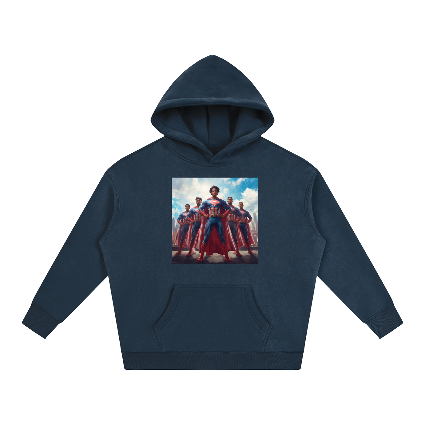 FBA SUPERHERO Oversize Fleeced Hoodie