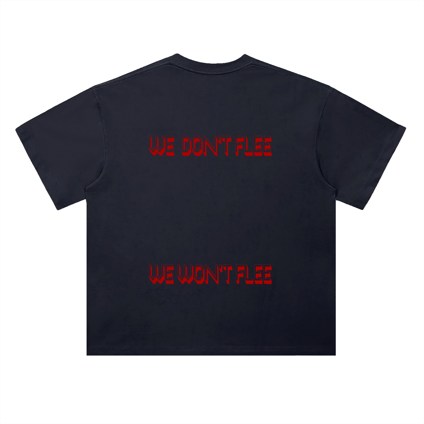 WE WON'T Heavyweight Drop Shoulder Cotton T-Shirt