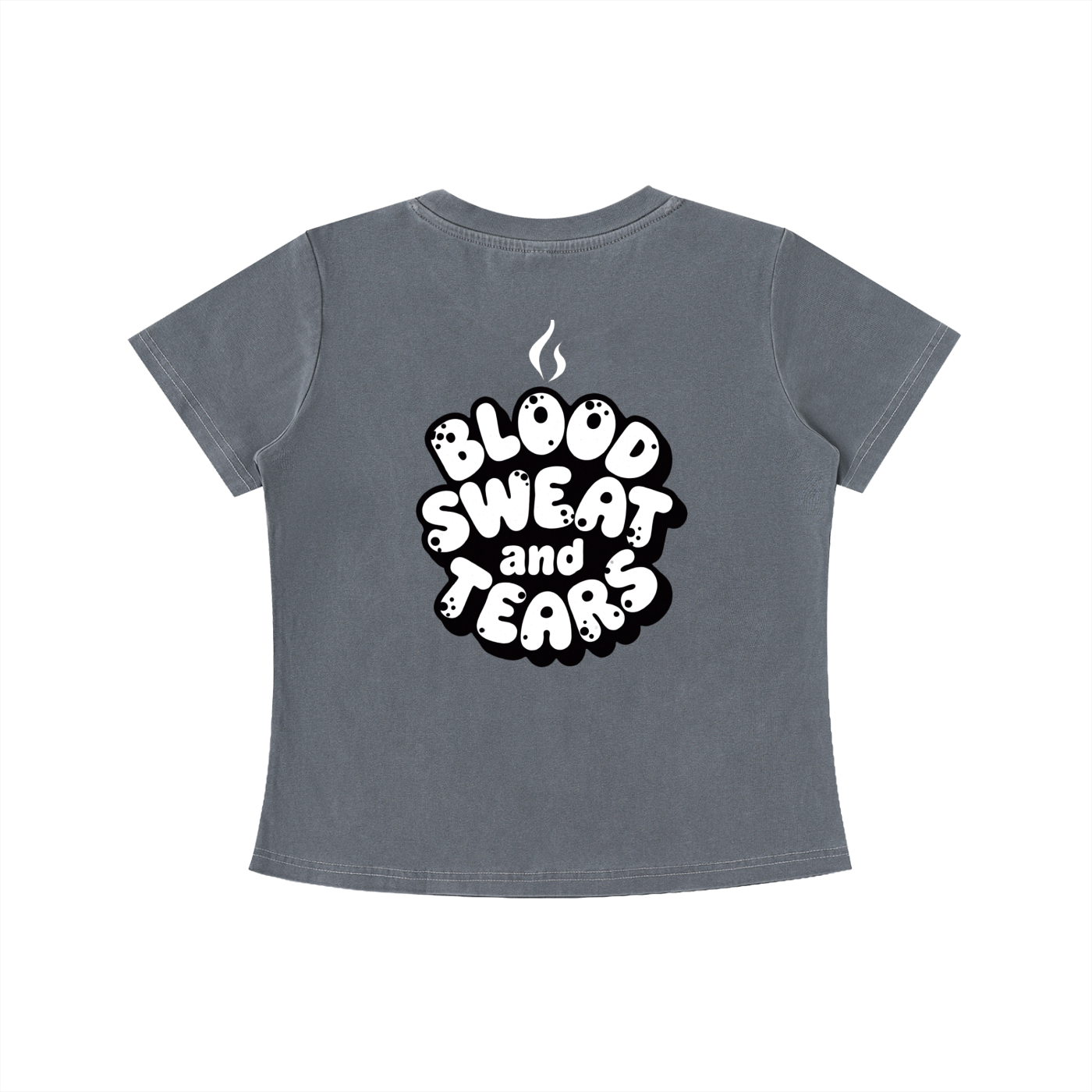 WE DON'T FLEE Vintage Wash Slim Fit T-shirt