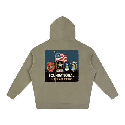 OLE AMERICA Oversize Fleeced Hoodie