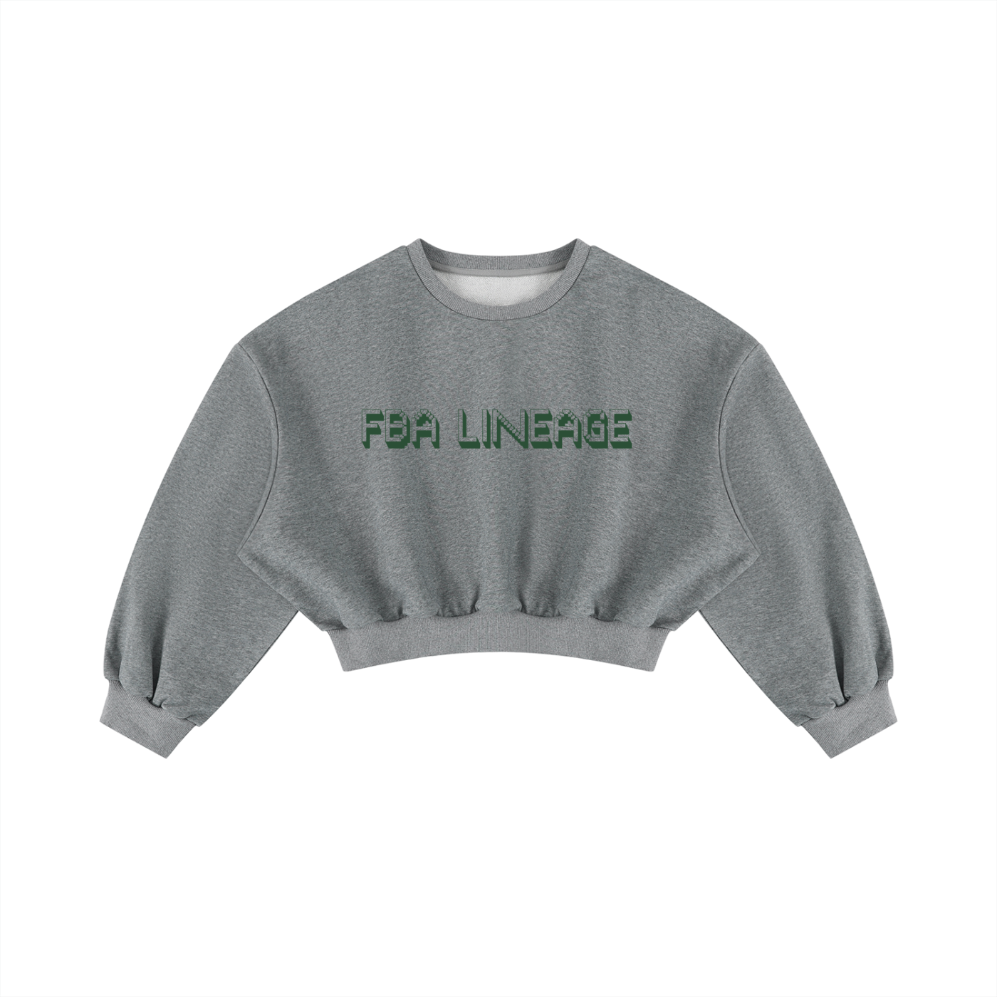 Women's FBA LINEAGE Boxy Cropped Crewneck Sweatshirt