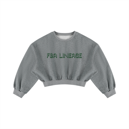 Women's FBA LINEAGE Boxy Cropped Crewneck Sweatshirt