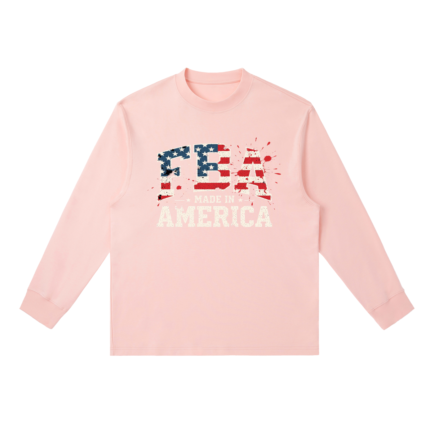 MADE IN AMERICA Crewneck Long-Sleeve T-Shirt