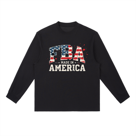 MADE IN AMERICA Crewneck Long-Sleeve T-Shirt