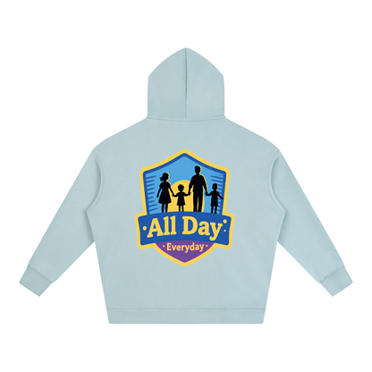PRAYING FAMILY Oversize Fleeced Hoodie