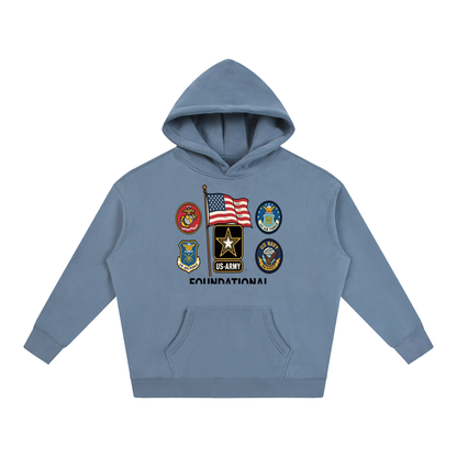 FBA MILITARY Oversize Fleeced Hoodie