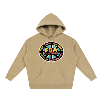 FBA CULTURE WHEEL Oversize Fleeced Hoodie