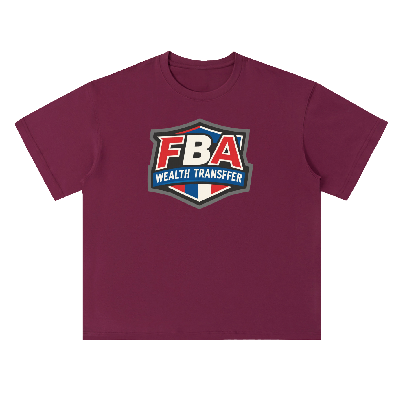 FBA BADGE Heavyweight Drop Shoulder Cotton T-Shirt