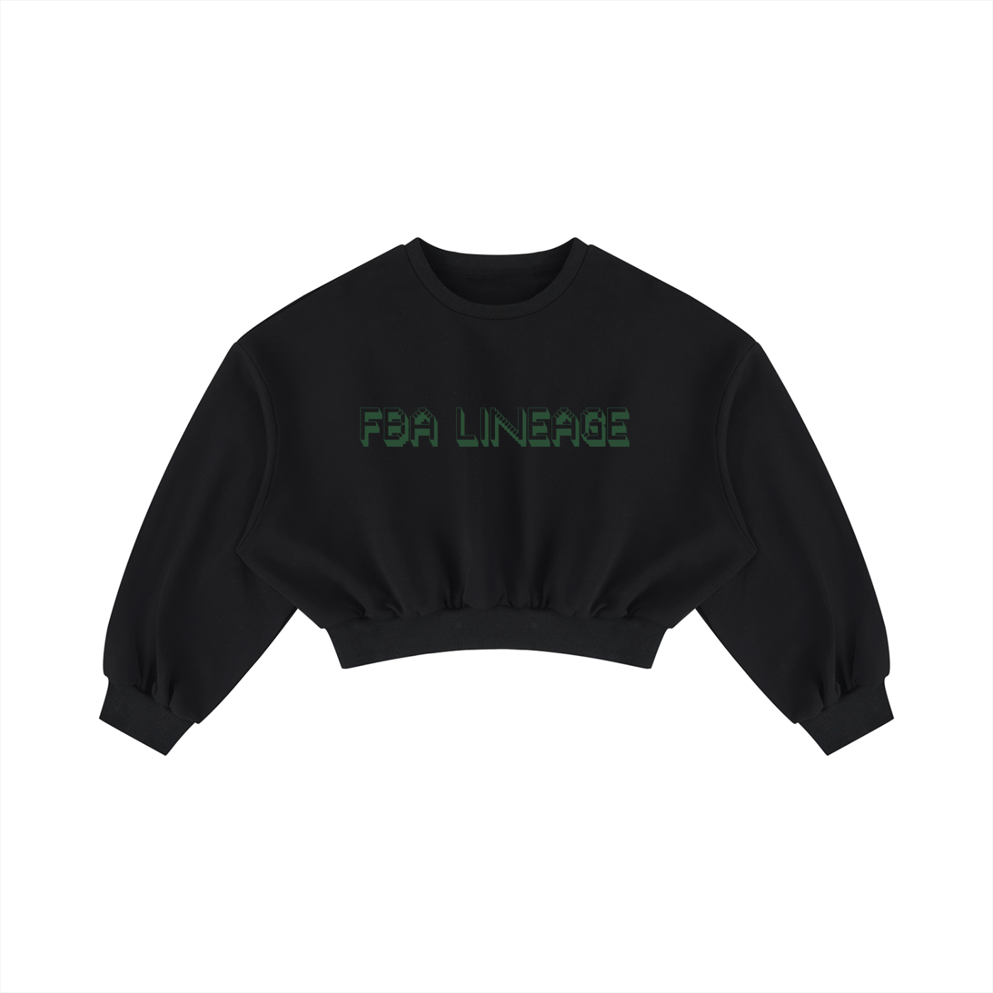 Women's FBA LINEAGE Boxy Cropped Crewneck Sweatshirt
