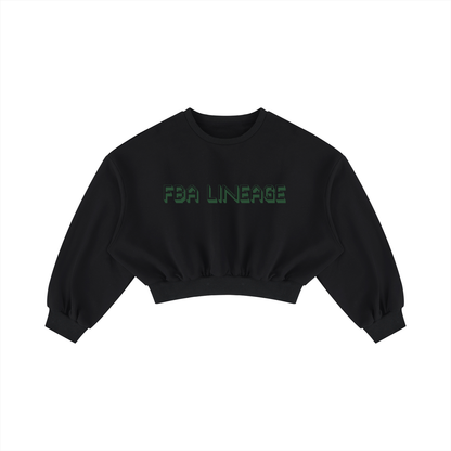 Women's FBA LINEAGE Boxy Cropped Crewneck Sweatshirt