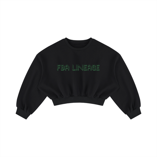 Women's FBA LINEAGE Boxy Cropped Crewneck Sweatshirt