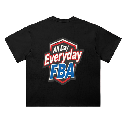 FBA BADGE Heavyweight Drop Shoulder Cotton T-Shirt
