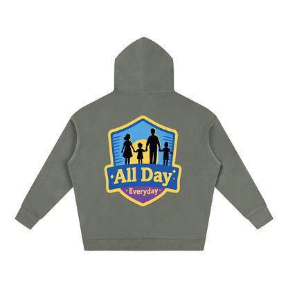 PRAYING FAMILY Oversize Fleeced Hoodie