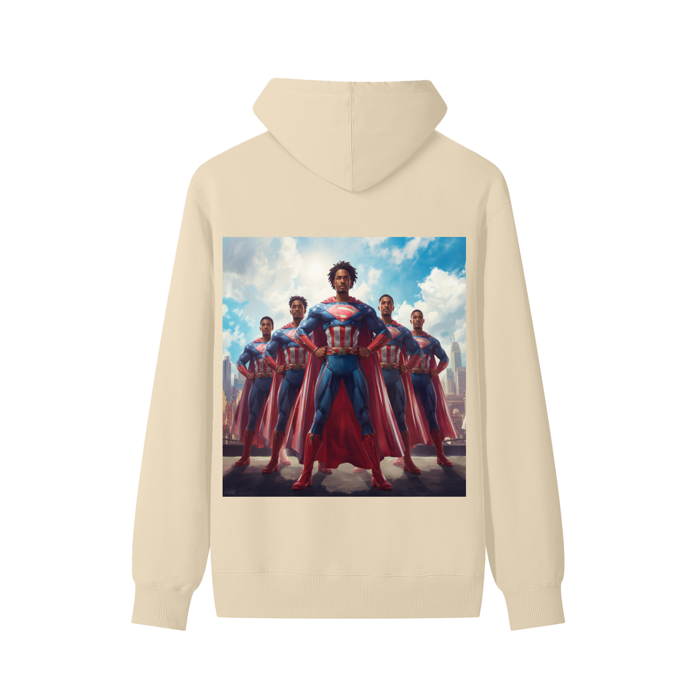FBA SUPERHEROES Adult Unisex Cotton Hoodie