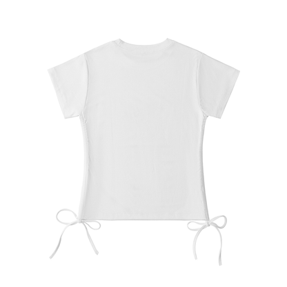 BLACK WEALTH Drawstring T-Shirt