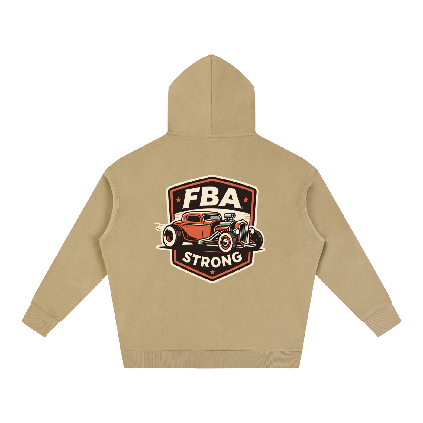 HOT ROD Oversize Fleeced Hoodie