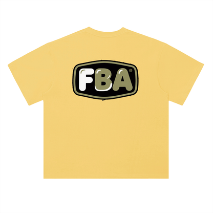 WEALTH TRANSFER Heavyweight Drop Shoulder Cotton T-Shirt