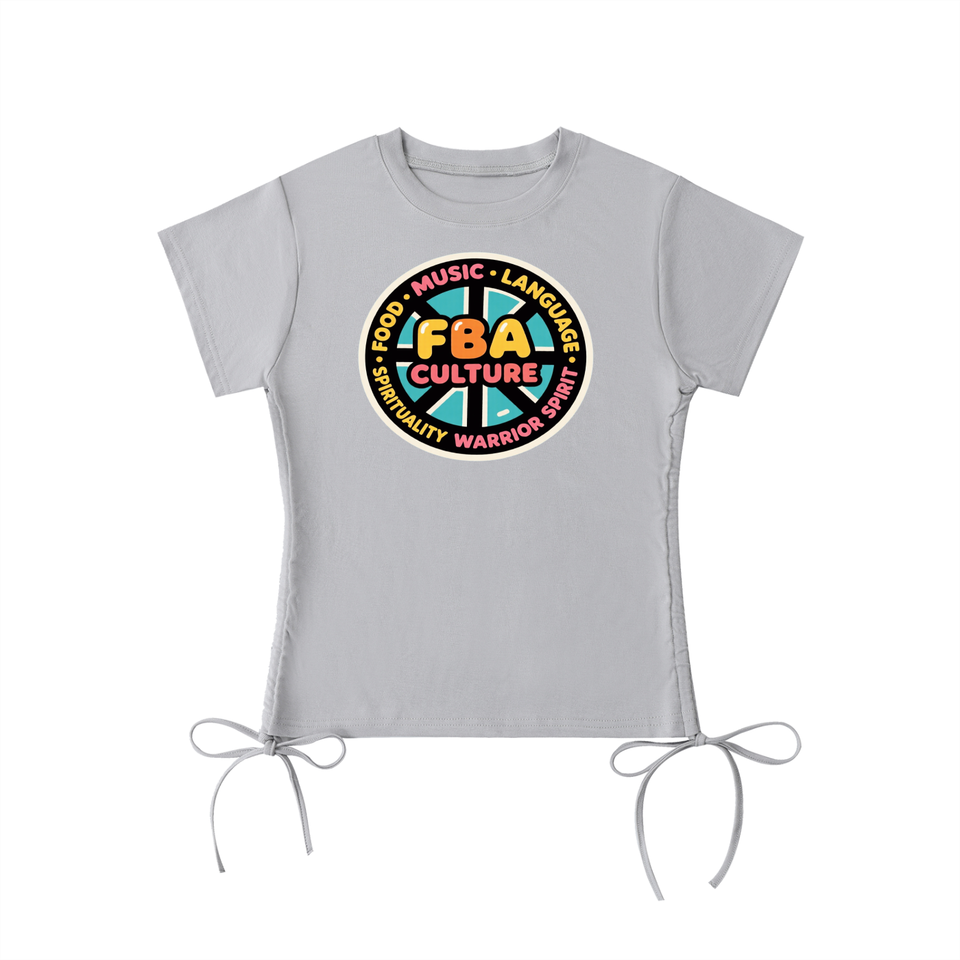 BRIGHT FBA CULTURE Drawstring T-Shirt