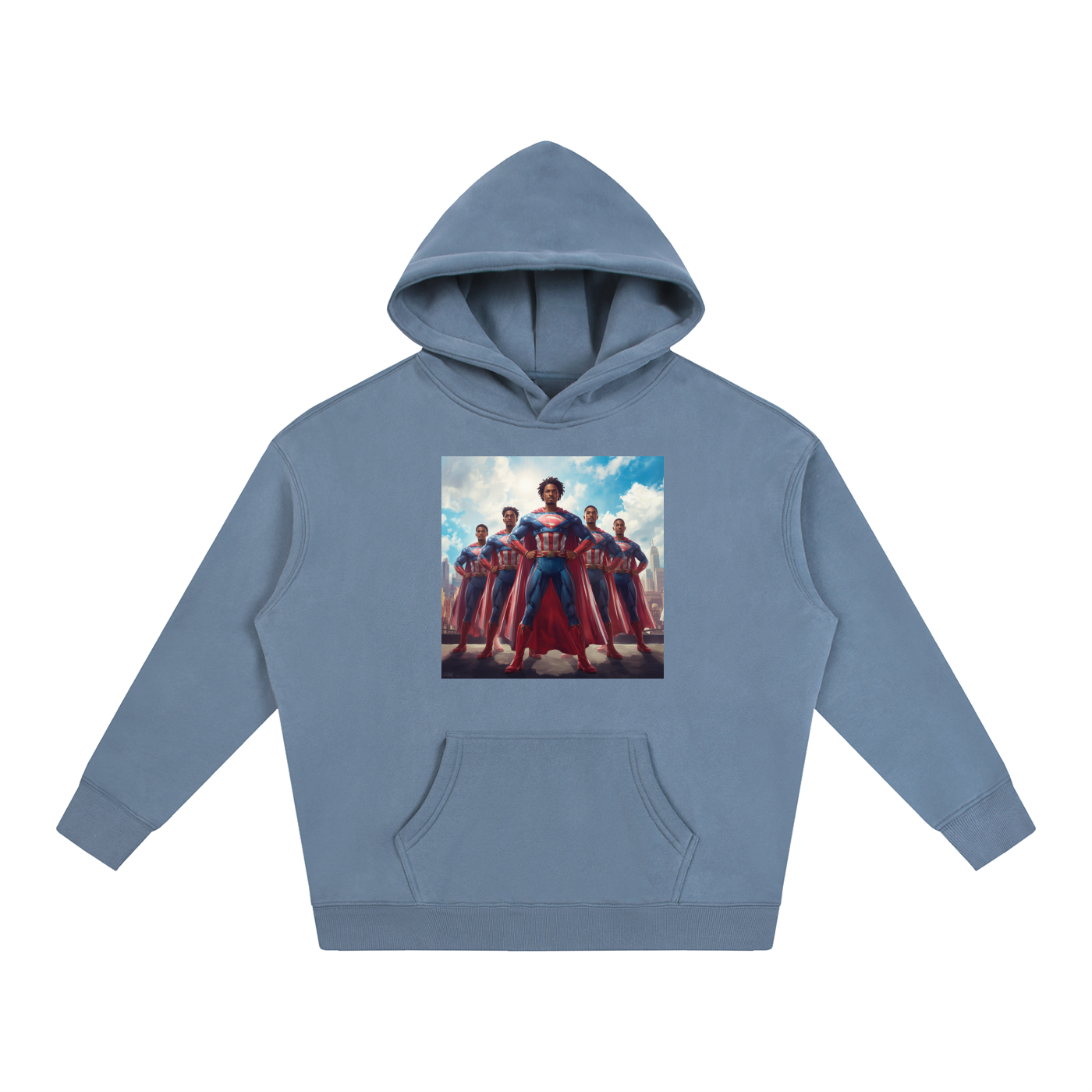 FBA SUPERHERO Oversize Fleeced Hoodie