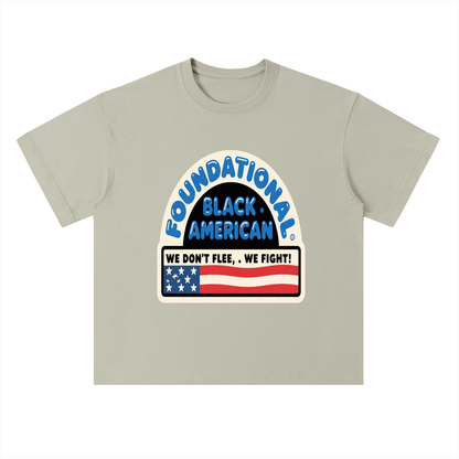 BUILT NOT TO FLEE  Adult Cotton T-Shirt