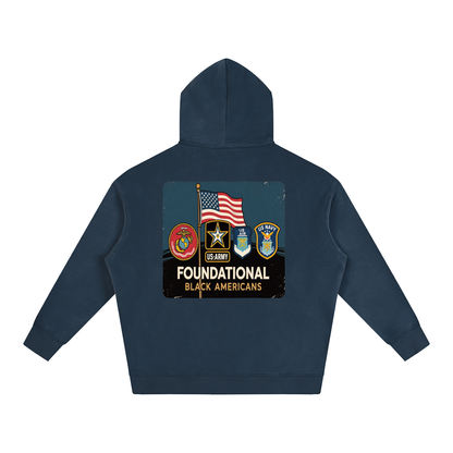 OLE AMERICA Oversize Fleeced Hoodie